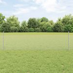Novaro Hatszögletű kerítés oszlopokkal 10 x 0,5 m Horganyzott Acél