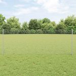 Novaro Hatszögletű kerítés oszlopokkal 10 x 0,8 m Horganyzott Acél