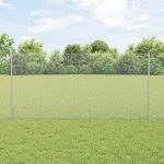 Novaro Hatszögletű kerítés oszlopokkal 10 x 1,2 m Horganyzott Acél