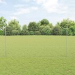 Novaro Hatszögletű kerítés oszlopokkal 25 x 1,5 m Horganyzott Acél