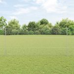 Novaro Hatszögletű kerítés oszlopokkal 100 x 1,4 m Horganyzott Acél