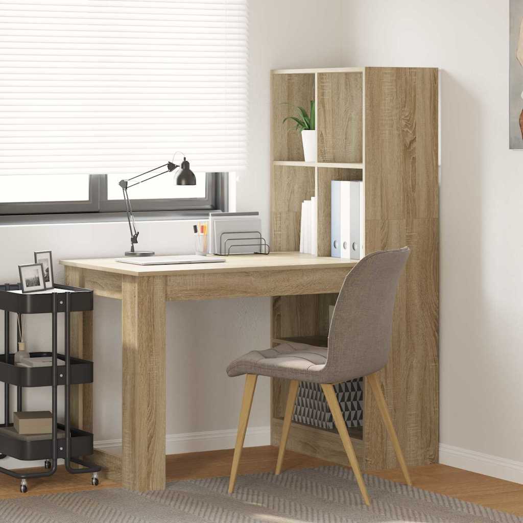 Novaro Asztal Sonoma tölgy Szerelt Fa 122 x 67 x 145 cm