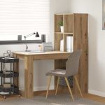 Novaro Asztal Artisan tölgy Szerelt Fa 122 x 67 x 145 cm
