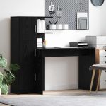 Novaro Asztal Fekete tölgy 133.5 x 50 x 124 cm 2 db