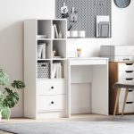 Novaro Asztal Fehér 105,5 x 34 x 127 cm 2 db