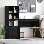 Novaro Asztal Fekete tölgy 135,5 x 40 x 127 cm 2 db
