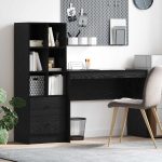 Novaro Asztal Fekete tölgy 145,5 x 40 x 127 cm 2 db
