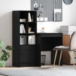 Novaro Asztal Fekete tölgy 105,5 x 50 x 127 cm 2 db