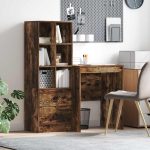 Novaro Asztal Füstölt tölgy 105,5 x 50 x 127 cm 2 db