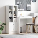 Novaro Asztal Fehér 115,5 x 50 x 127 cm 2 db