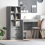 Novaro Asztal Szürke Sonoma 115,5 x 50 x 127 cm 2 db