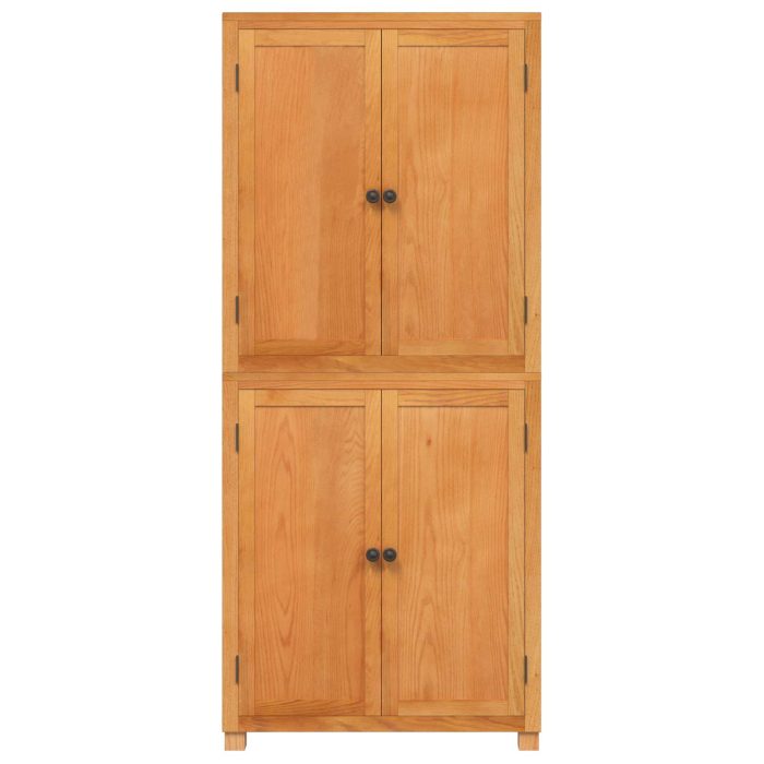 Novaro Tároló bútor készlet ajtóval 2 db Természetes 80 x 35 x 185 cm - Image 7