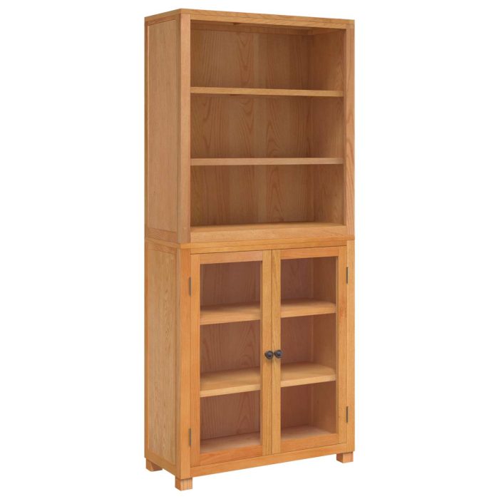 Novaro Tároló bútor készlet ajtóval 2 db Természetes 80 x 35 x 185 cm - Image 2