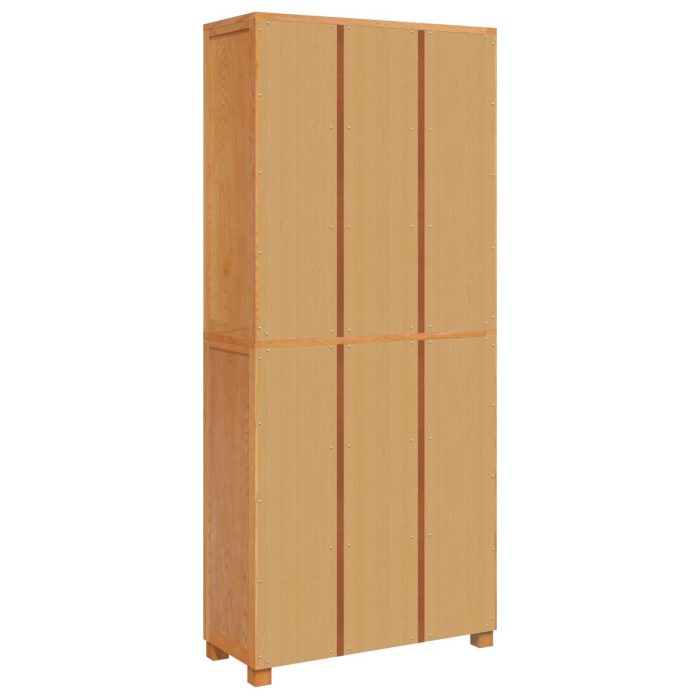 Novaro Tároló bútor készlet ajtóval 2 db Természetes 80 x 35 x 185 cm - Image 9