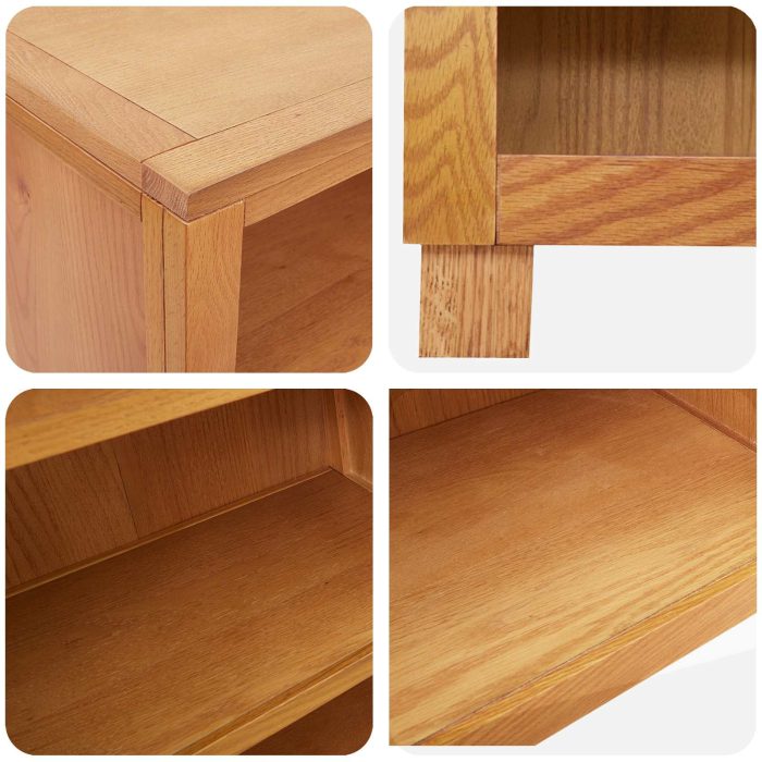 Novaro Tároló bútor készlet 2 db Természetes 80 x 35 x 185 cm - Image 10
