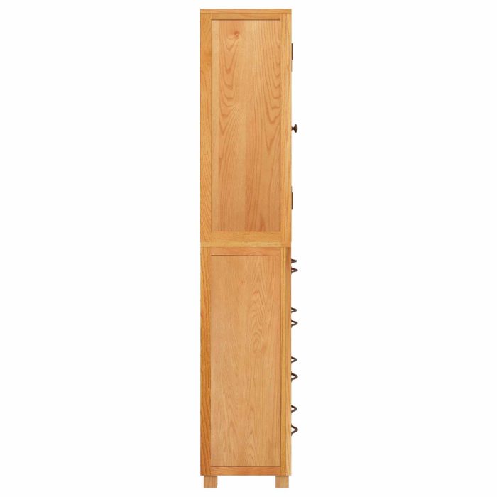 Novaro Tároló bútor készlet fiókkal 2 db Természetes 80 x 35 x 185 cm - Image 8