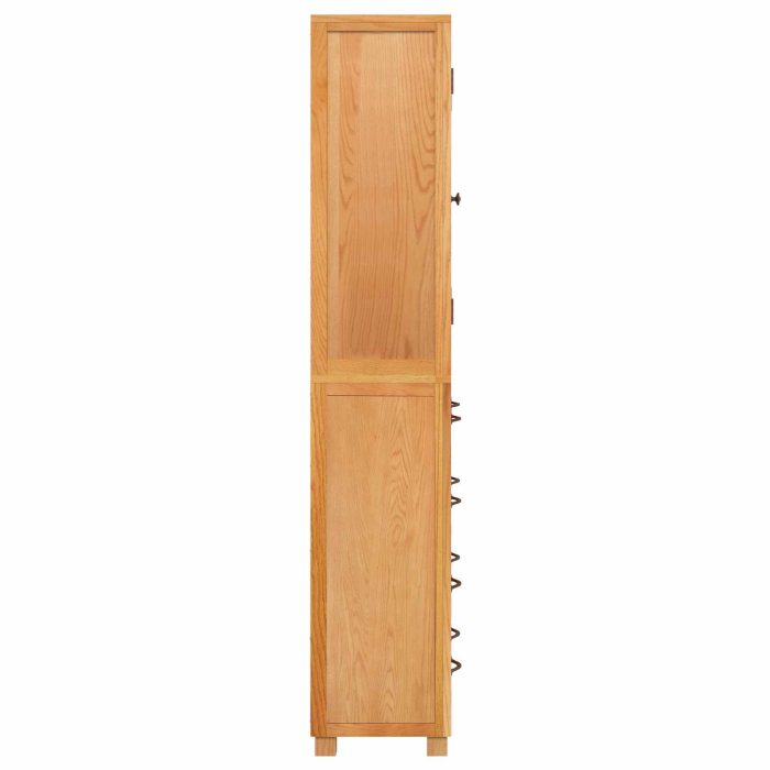 Novaro Tároló bútor készlet fiókkal 2 db Természetes 80 x 35 x 185 cm - Image 8