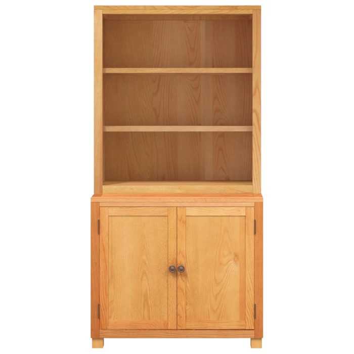 Novaro Tároló bútor készlet 2 db Barna 80 x 50 x 160 cm Tömör Tölgyfa - Image 7