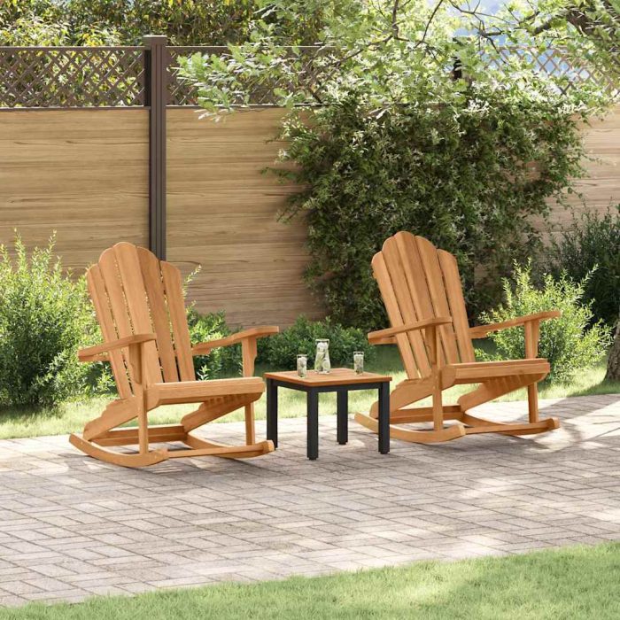 Novaro Adirondack hintaszék 2 db Barna Tömör tíkfa - Image 3