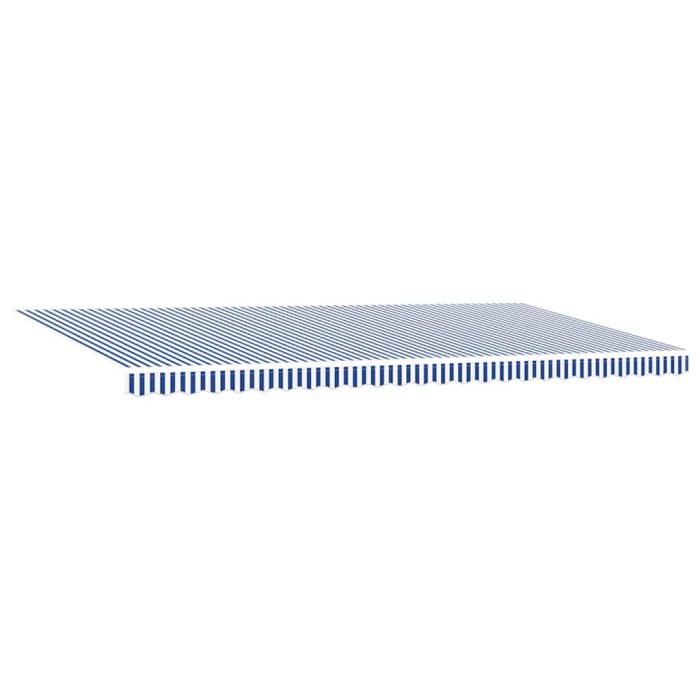 Novaro Behúzható napellenző Kék és Fehér 600 × 300 cm - Image 5