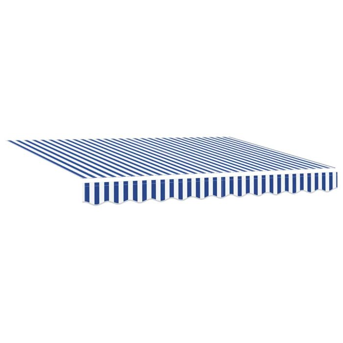 Novaro Behúzható napellenző Kék és Fehér 350 x 250 cm - Image 5