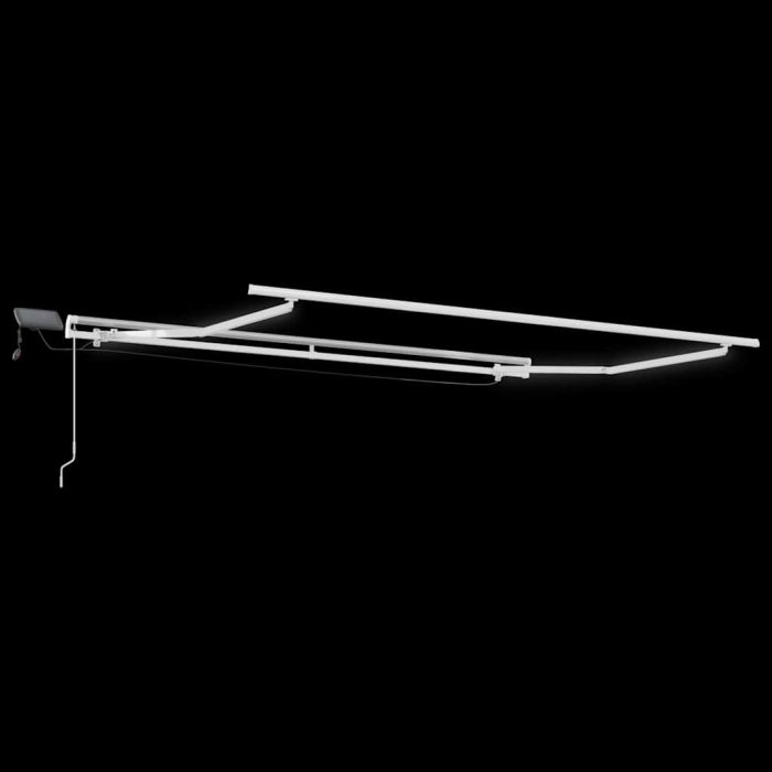 Novaro Behúzható napellenző Kék és Fehér 350 x 250 cm - Image 6