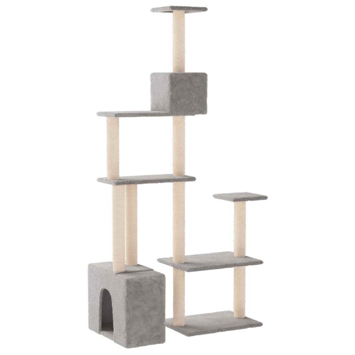 Novaro Macskafa kapálózó rudakkal Világosszürke 177,5 cm - Image 5