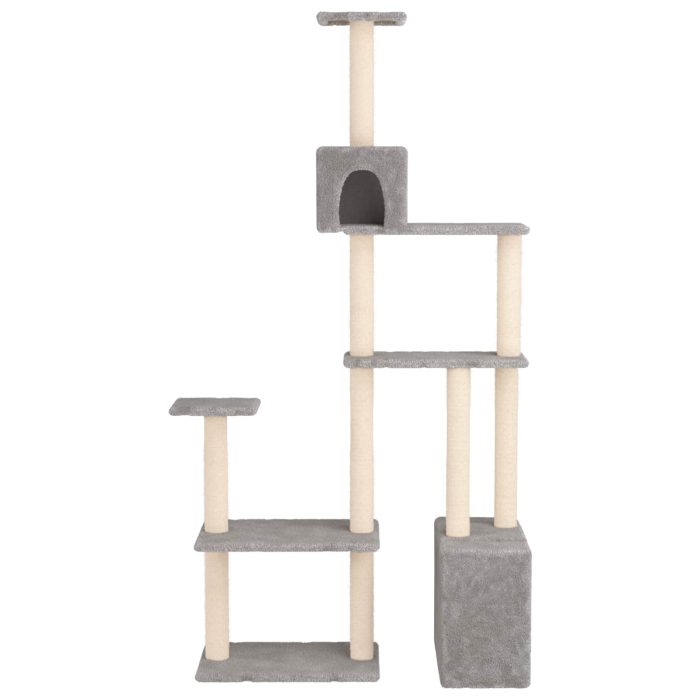 Novaro Macskafa kapálózó rudakkal Világosszürke 177,5 cm - Image 3