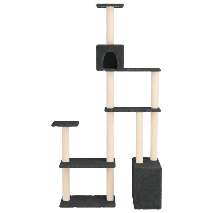 Novaro Macskafa kapálózó rudakkal Sötétszürke 177,5 cm - Image 3