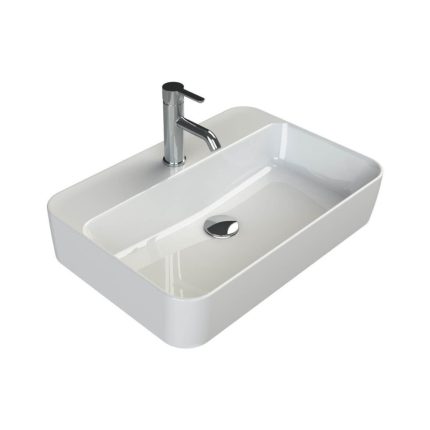 CeraStyle HERA - PULTRA ültethető - Top Counter - porcelán mosdó - 60 x 42 cm