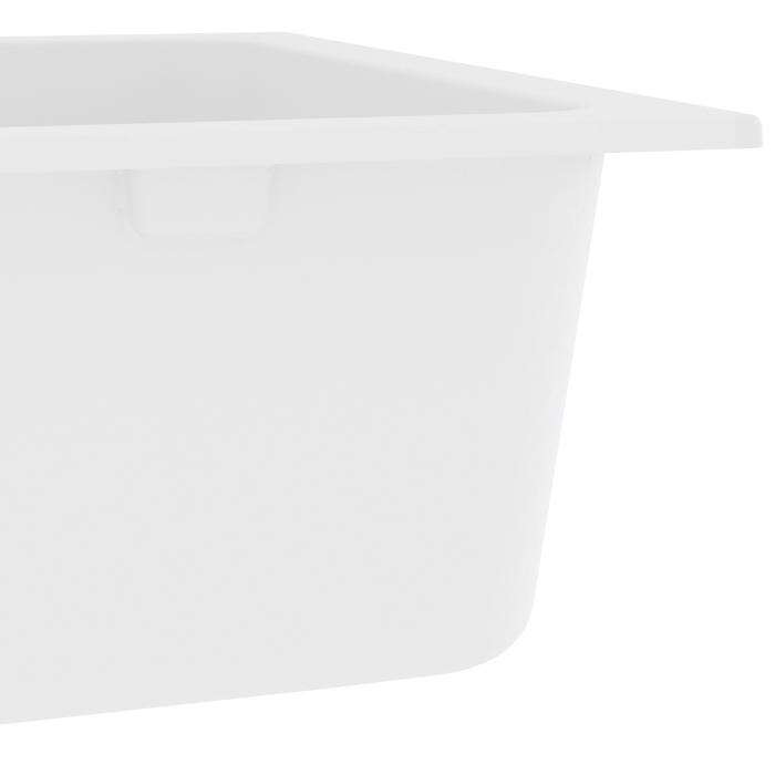 Novaro Konyhai mosogató Vízjáték és gyanta 76 x 48 x 30 cm Fehér - Image 6