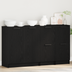 Novaro Széf 3 db Fekete tölgy 120 x 30 x 70 cm Szerelt Fa